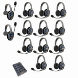 Eartec PRO16 Full Duplex True Wireless Headset Intercom Systems for 12 - 13 Users