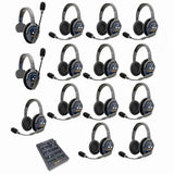 Eartec PRO16 Full Duplex True Wireless Headset Intercom Systems for 14-Users