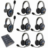 Eartec PRO16 Full Duplex True Wireless Headset Intercom Systems for 7 - 9 Users