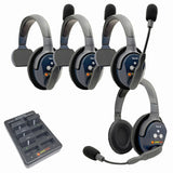 Eartec PRO16 Full Duplex True Wireless Headset Intercom Systems for 2 - 6 Users