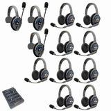 Eartec PRO16 Full Duplex True Wireless Headset Intercom Systems for 12 - 13 Users