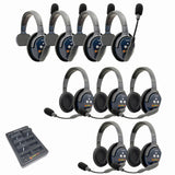 Eartec PRO16 Full Duplex True Wireless Headset Intercom Systems for 7 - 9 Users