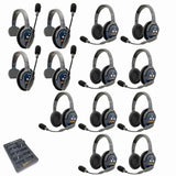 Eartec PRO16 Full Duplex True Wireless Headset Intercom Systems for 12 - 13 Users