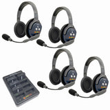 Eartec PRO16 Full Duplex True Wireless Headset Intercom Systems for 2 - 6 Users