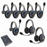 Eartec PRO16 Full Duplex True Wireless Headset Intercom Systems for 7 - 9 Users