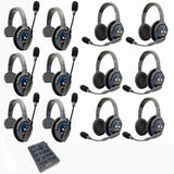 Eartec PRO16 Full Duplex True Wireless Headset Intercom Systems for 12 - 13 Users