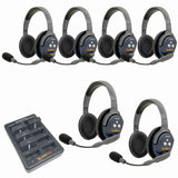 Eartec PRO16 Full Duplex True Wireless Headset Intercom Systems for 2 - 6 Users