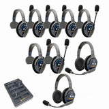 Eartec PRO16 Full Duplex True Wireless Headset Intercom Systems for 7 - 9 Users