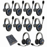 Eartec PRO16 Full Duplex True Wireless Headset Intercom Systems for 10 - 11 Users