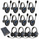 Eartec PRO16 Full Duplex True Wireless Headset Intercom Systems for 12 - 13 Users