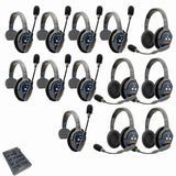 Eartec PRO16 Full Duplex True Wireless Headset Intercom Systems for 12 - 13 Users