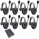 Eartec PRO16 Full Duplex True Wireless Headset Intercom Systems for 7 - 9 Users