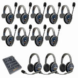 Eartec PRO16 Full Duplex True Wireless Headset Intercom Systems for 12 - 13 Users