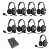 Eartec PRO16 Full Duplex True Wireless Headset Intercom Systems for 7 - 9 Users