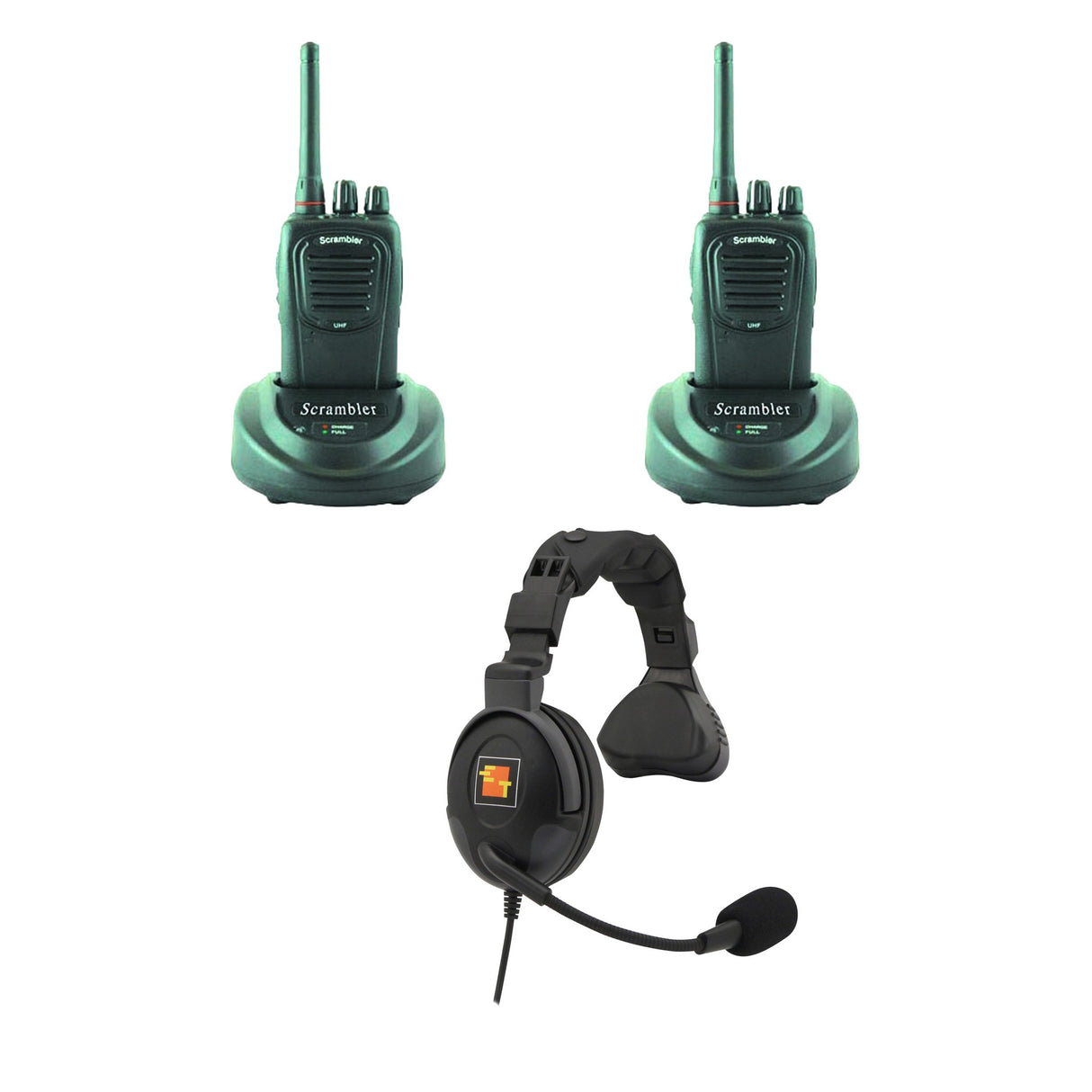 Eartec PS2000IL 2 SC-1000 Radios with Proline Single Inline PTT