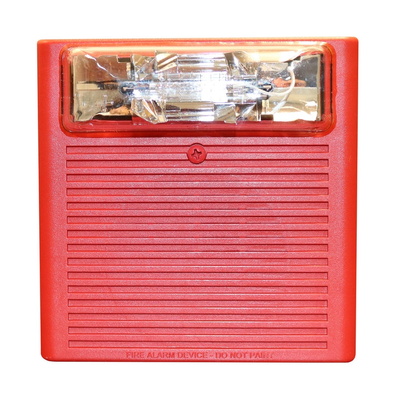 Eaton ASWP-2475W-FR Wheelock ASWP Weatherproof Horn Strobe, Red