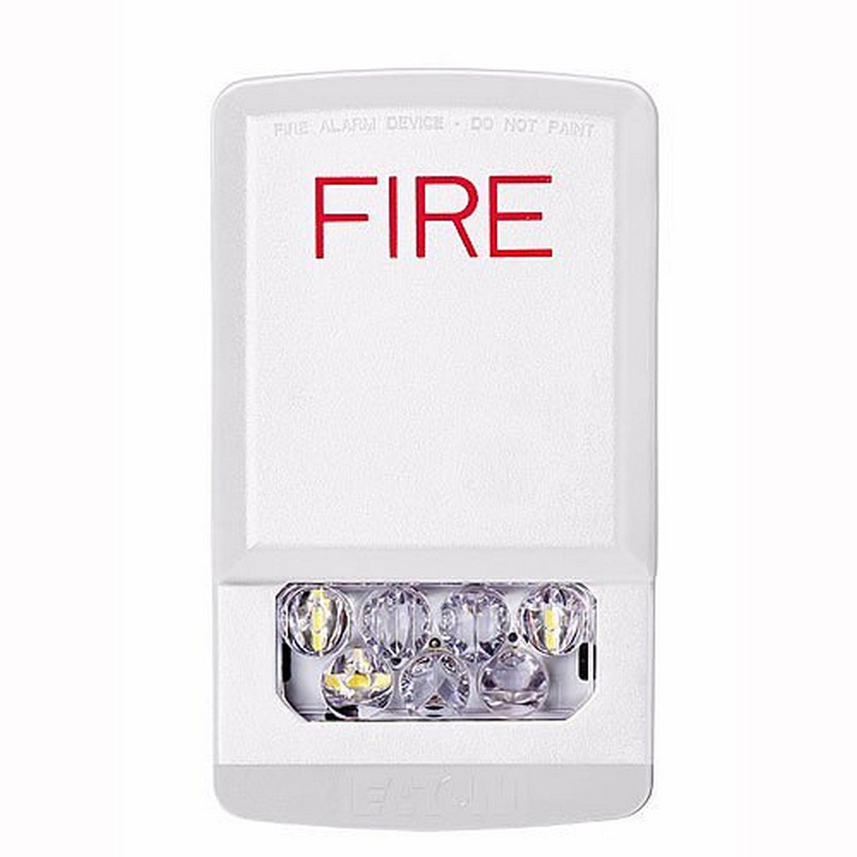 Eaton ELSTW Wheelock Eluxa Fire Wall LED Strobe Light, White
