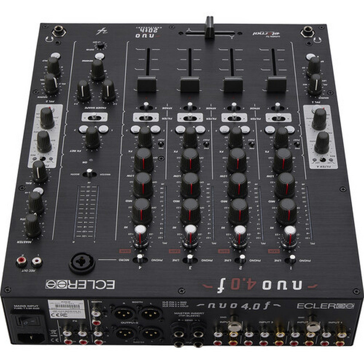 Ecler NUO4.0F 4-Channel Analog DJ Mixer