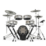 EFNOTE 3B Acoustic Designed Electronic Drum Set, White Sparkle Finish