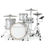 EFNOTE 7 Acoustic Designed Electronic Drum Set, White Sparkle Finish