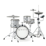 EFNOTE mini Acoustic Designed Electronic Drum Set, White Sparkle Finish