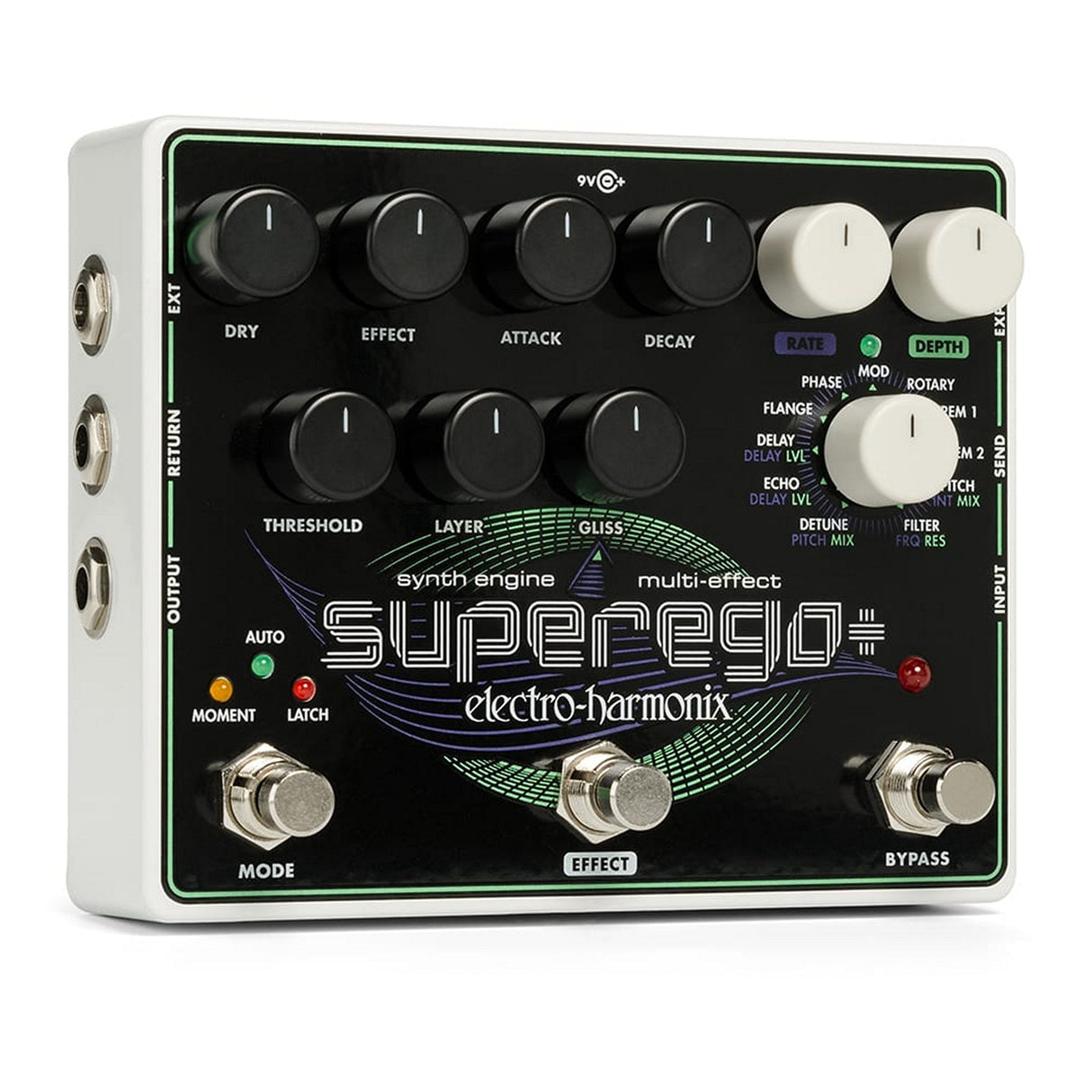 Electro-Harmonix SUPEREGO+ Synth Engine/Multi Effects Pedal