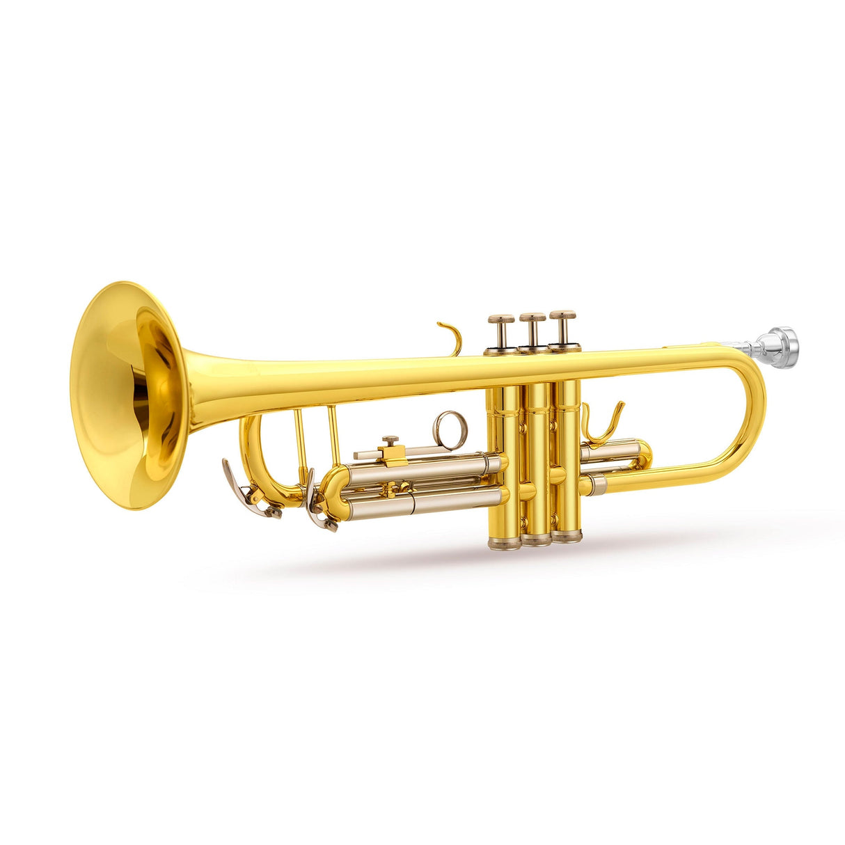 Eldon TR-2130 Bb Trumpet with Red Brass Mouthpiece and Lacquer Finish