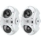 Electro-Voice EVID 4.2W 4-Inch Two Way Surface Mount Speakers White Pair (Used) - used