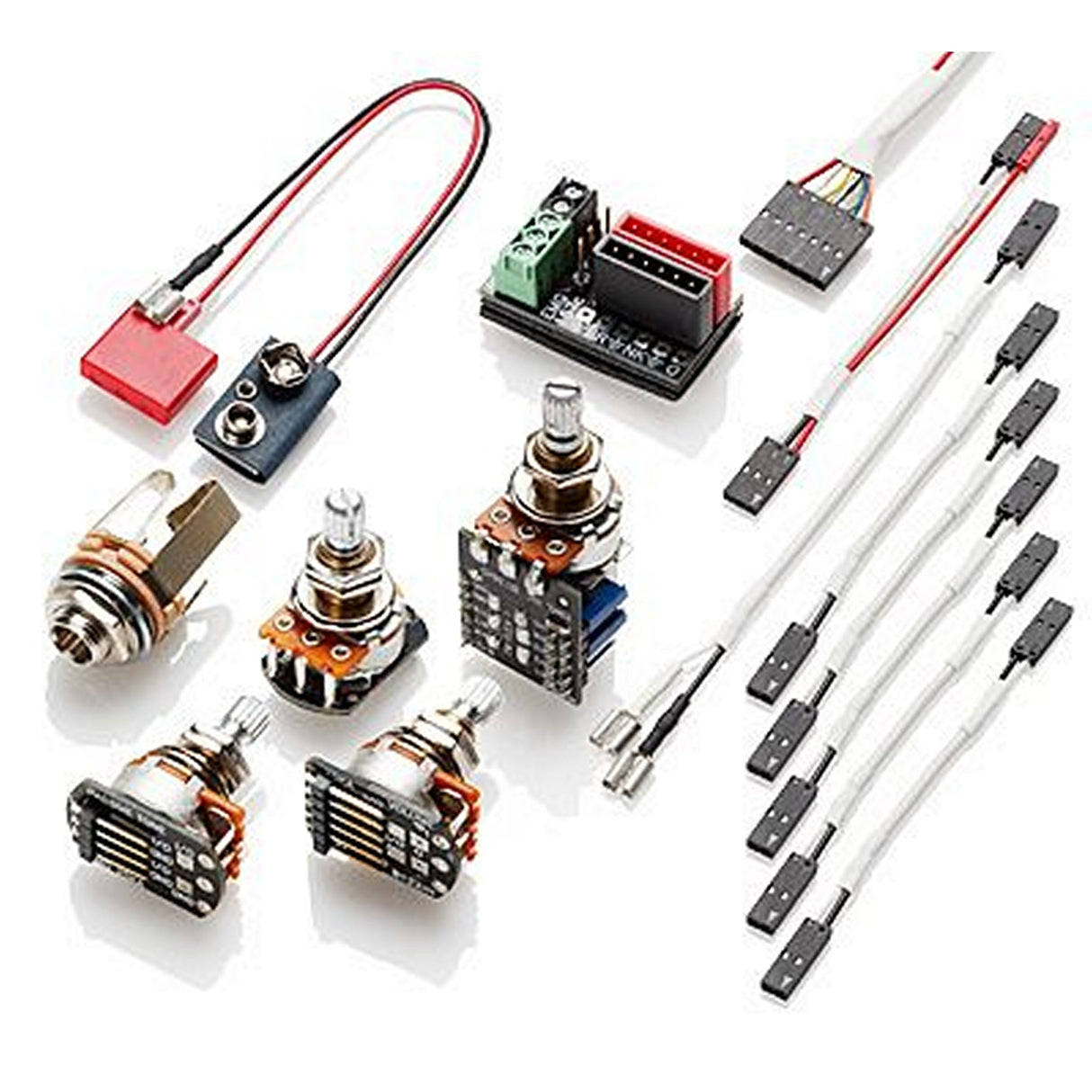EMG Component Kit for 1 or 2 Active Pickups Push/Pull Pot - accessories
