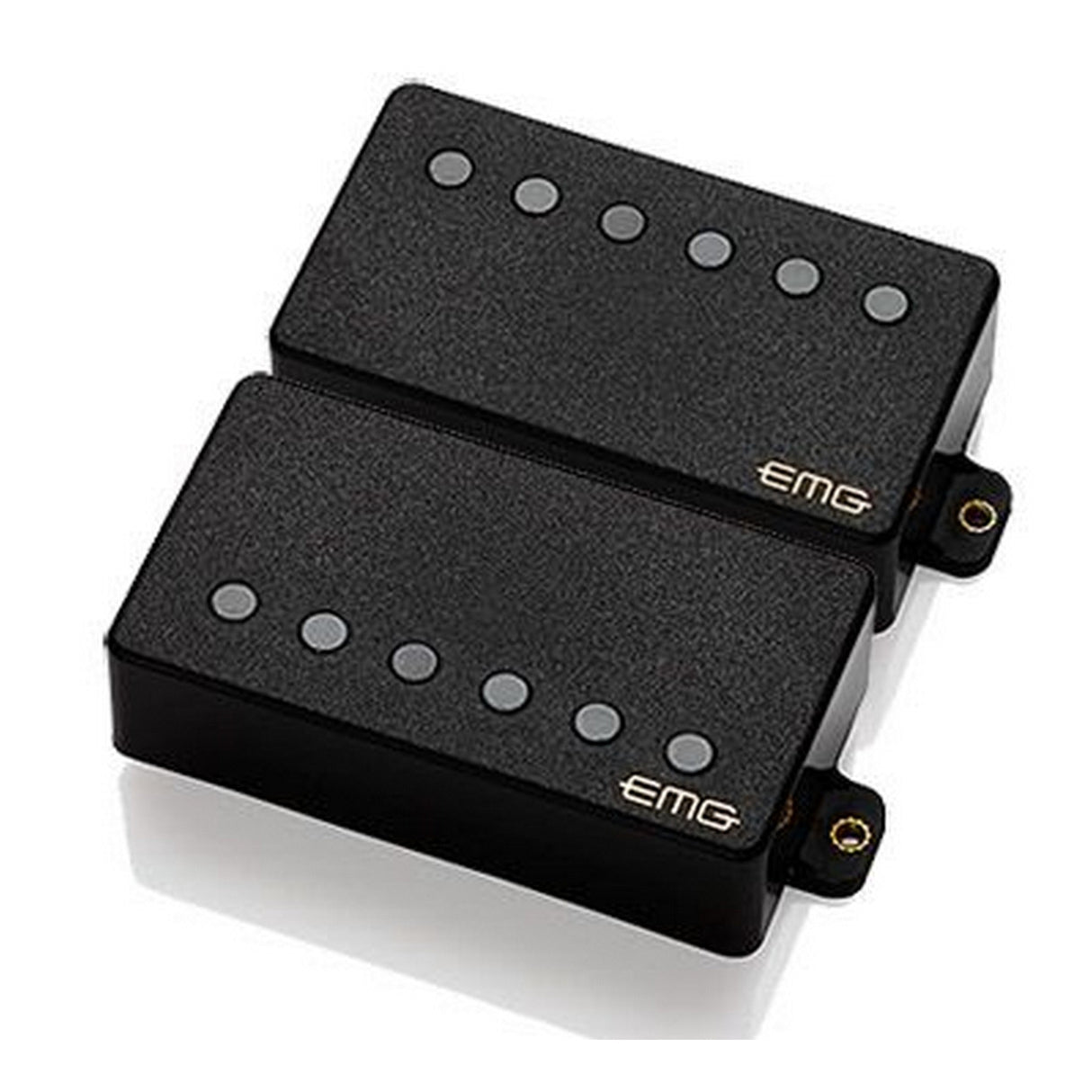 EMG 57/66 Humbucking Active Guitar Pickup Set Black Short Shaft and Standard Spacing - accessories