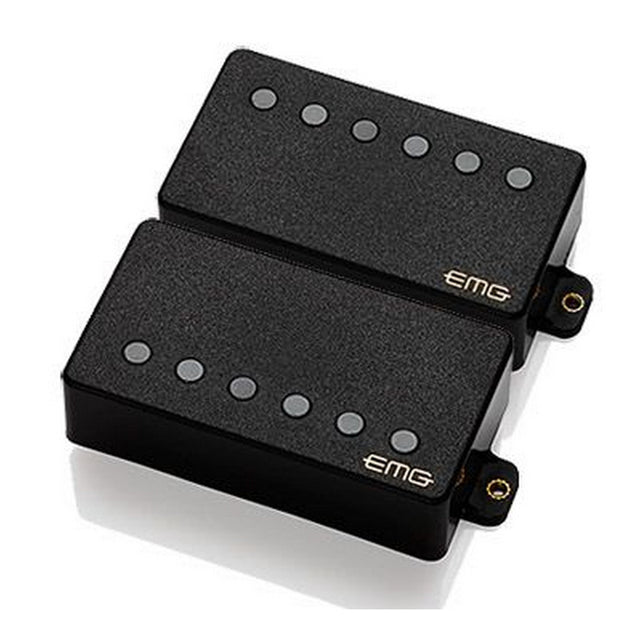 EMG 57/66 Humbucking Active Guitar Pickup Set Black Short Shaft and Standard Spacing - accessories