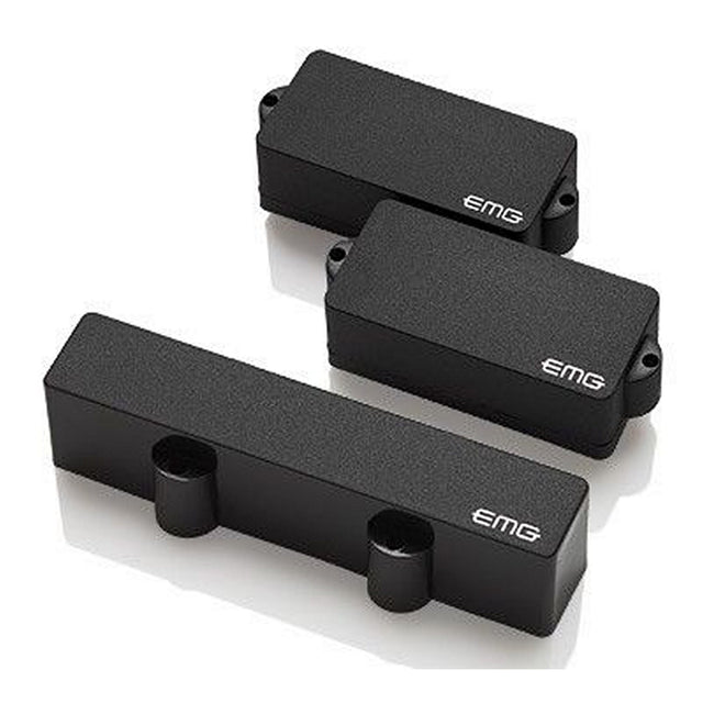 EMG PJ HZ Pickup Set for Fender-Style PJ Bass Guitars - Black - accessories