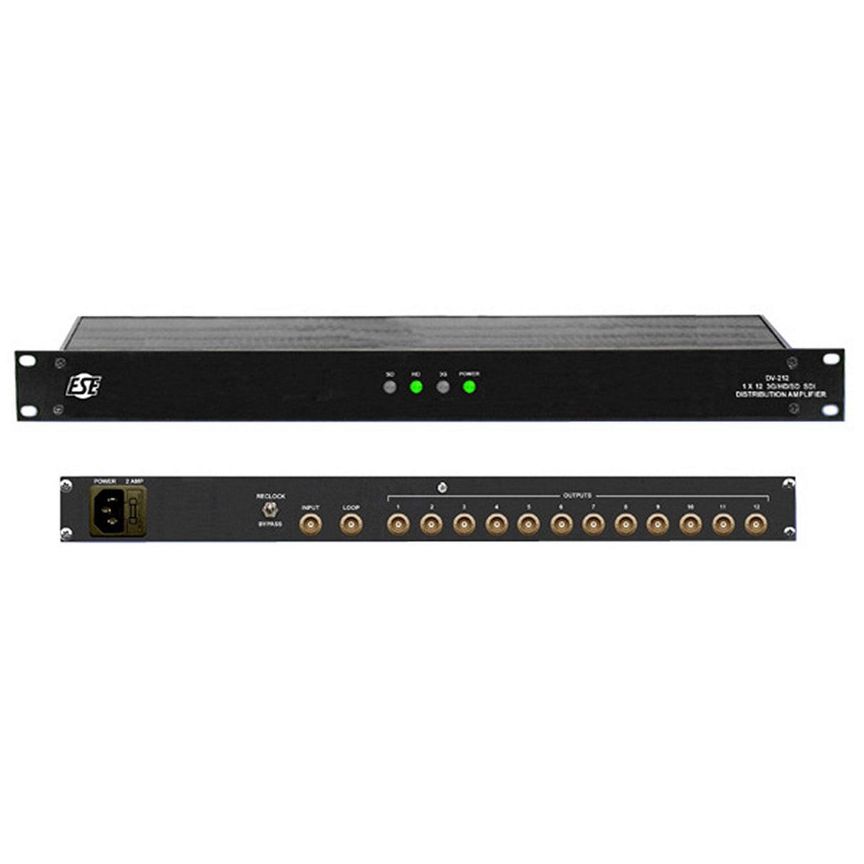 ESE DV-212 1 x 12 3G/HD/SD SDI Digital Video Distribution Amplifier