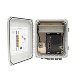 EtherWAN EasyPoE Lite Series NEMA-Rated Outdoor/Indoor Complete Security Cabinet Solution 4 Gigabit