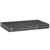 EtherWAN EX77964-8VB Hardened Managed 24-port Gigabit and 4-port 10G SFP+ Ethernet Switch