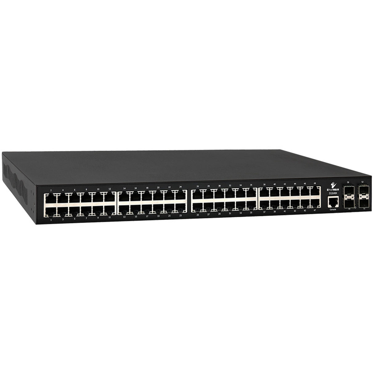 EtherWAN EX26484-920 Managed Gigabit PoE Switch with 48 Gigabit + 4 SFP+ ports