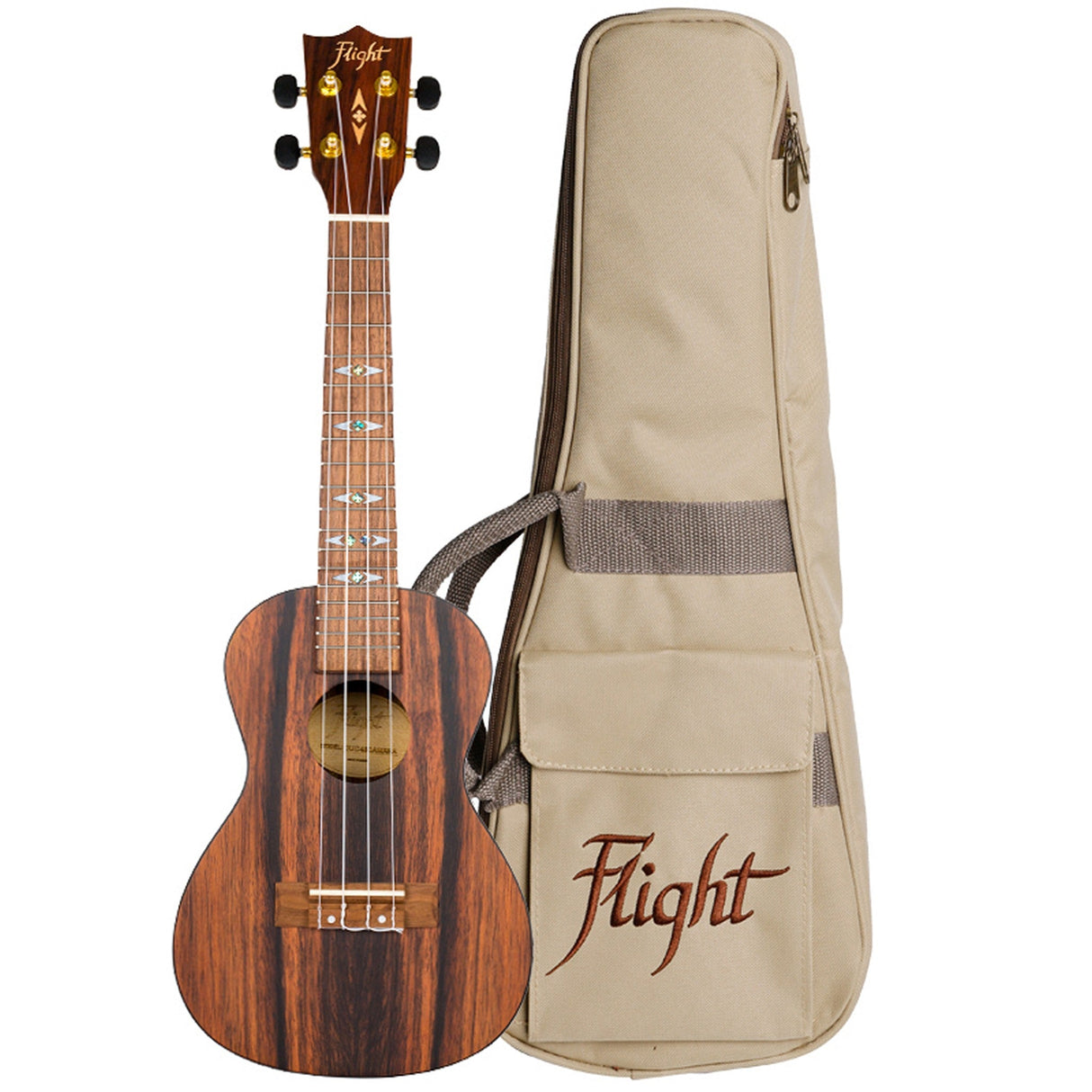 Flight DUC460 Amara Concert Ukulele with Gigbag