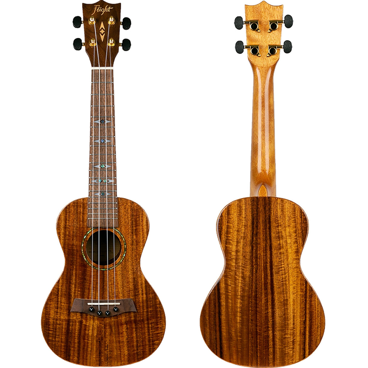 Flight DUC445 Glossy Acacia Concert Ukulele