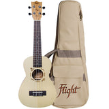 Flight DUC325 Spruce Top and Zebrawood Concert Ukulele