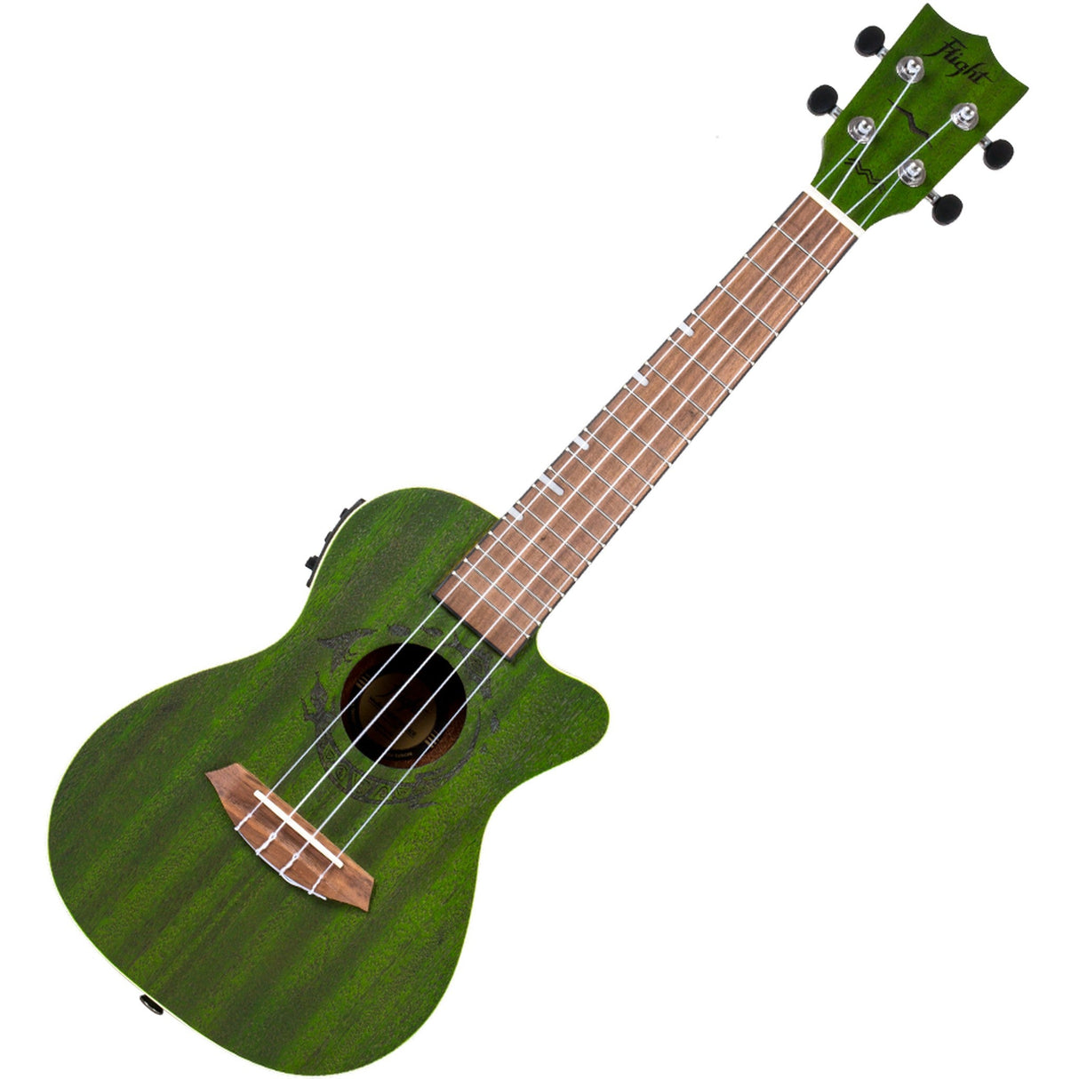 Flight DUC380 CEQ Jade Electro-Acoustic Concert Ukulele