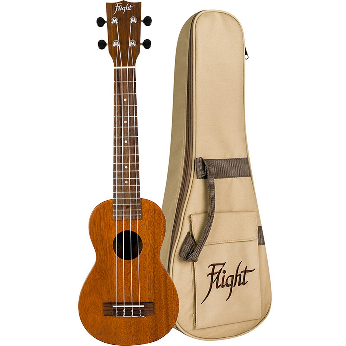 Flight LUS 5 All Solid Mahogany Concert Neck Soprano Ukulele