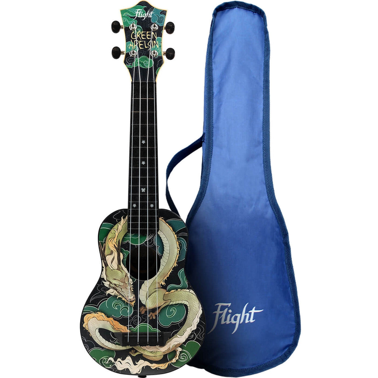 Flight TUS Jade Dragon Soprano Travel Ukulele