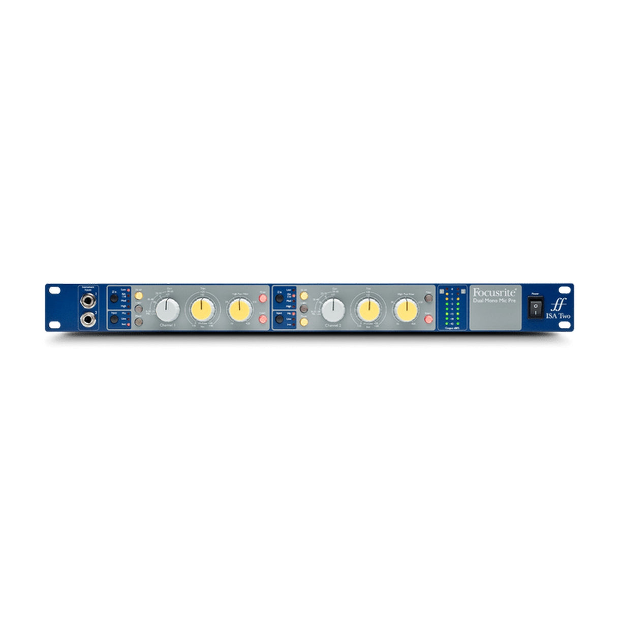Focusrite ISA Two 2‑Channel Rack‑Mount Microphone Preamplifier