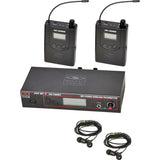Galaxy Audio AS-1200 Twin Pack Wireless In-Ear Monitors — P4 (470–494 MHz)