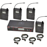 Galaxy Audio AS-1200 4-Receiver Wireless In-Ear Monitors D 584-607 MHz