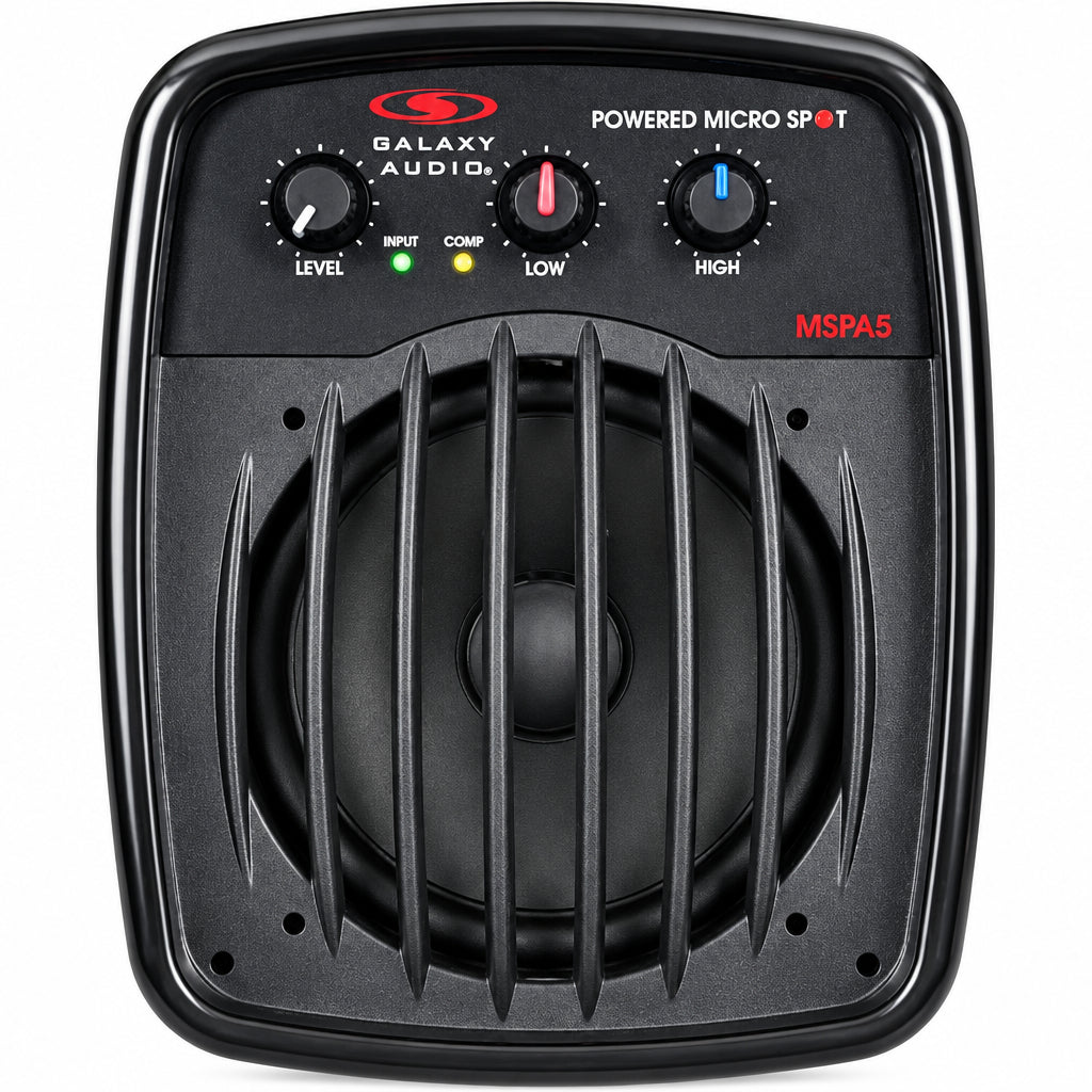 Galaxy Audio MSPA5 100W Powered Micro Spot PA System