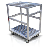 Galaxy Stage GS-30BPC 30-Inch Base Plate Cart for 8 Bases