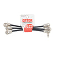 Gator Backline Series Straight to Right-Angled Patch Cables 3-Pack of 6-Inch