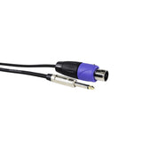 Gator Backline Series TS to Twist Lock Connector Speaker Cable 25-Foot