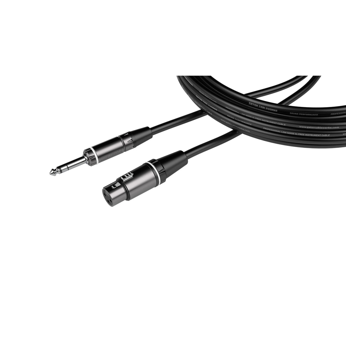 Gator Composer Series XLR Female to TRS Cable, 5-Foot